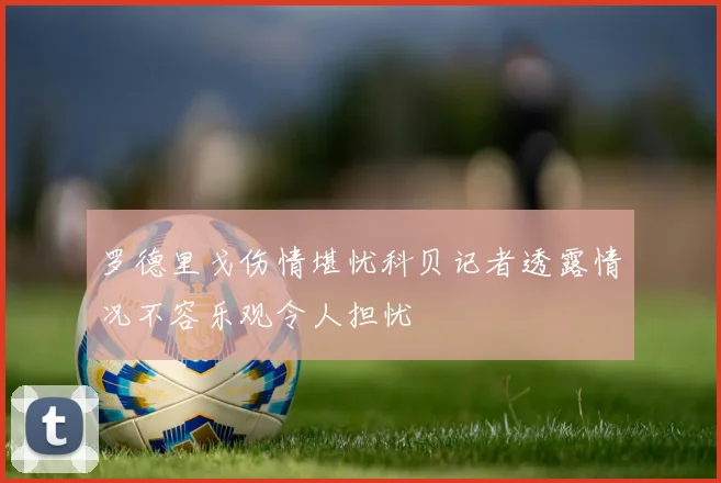 罗德里戈伤情堪忧科贝记者透露情况不容乐观令人担忧